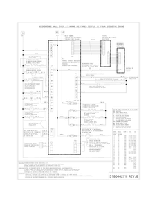 Wiring Diagram Diagram and Parts List for EW30MC65JS3  Electrolux Microwave Oven Combo