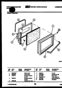 DOOR PARTS Diagram and Parts List for KF320JDW3  Kelvinator Range