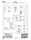 WIRING DIAGRAM Diagram and Parts List for FEF350SAWE  Frigidaire Range
