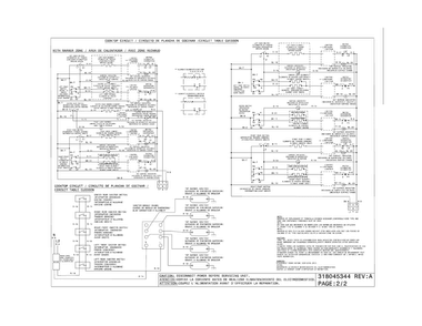 Wiring Diagram Diagram and Parts List for FPEF4085KFD  Frigidaire Range