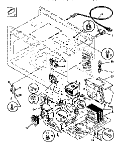 Functional Diagram and Parts List for SMS138T1B2 941354509 Tappan Microwave