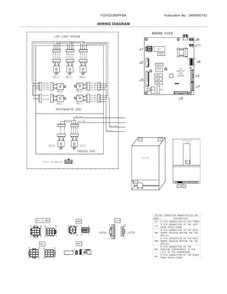 Wiring Diagram Diagram and Parts List for FGHG2366PFBA  Frigidaire Refrigerator
