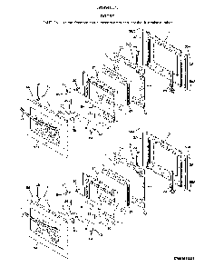 Doors Diagram and Parts List for 79049413315  Kenmore Wall Oven