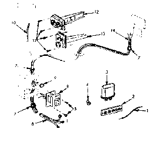 Wiring and controls assembly Diagram and Parts List for 8676272  Frigidaire Furnace