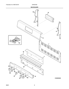 Part Location Diagram of 5304522013 Frigidaire HARNESS