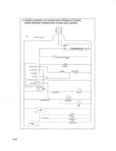 Wiring Schematic Diagram and Parts List for 25361789019  Kenmore Refrigerator