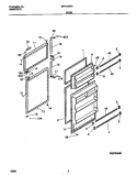 Part Location Diagram of 5303917516 Frigidaire PANEL, Refrigerator DOOR, ALMOND