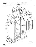 CABINET Diagram and Parts List for FRT21LRGW0  Frigidaire Refrigerator