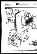 SYSTEM AND AUTOMATIC DEFROST PARTS Diagram and Parts List for TSK145PN2D  Kelvinator Refrigerator