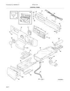 Part Location Diagram of 137516611 Frigidaire HANDLE/DRAWER Assembly
