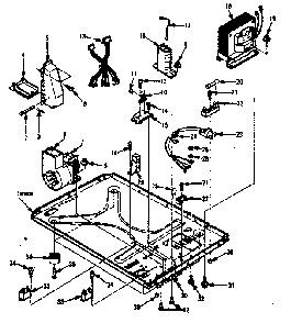 Microwave Parts Diagram and Parts List for 5648678610  Kenmore Microwave
