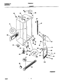 CABINET Diagram and Parts List for FRS20ZGJD0  Frigidaire Refrigerator