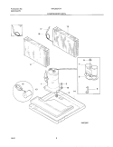 SYSTEM Diagram and Parts List for WAC052K7A2  Westinghouse Air Conditioner