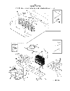 Cooling system Diagram and Parts List for 2537034241F  Kenmore Refrigerator