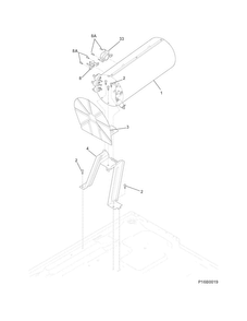 Burner Diagram and Parts List for EIMED60JIW6  Electrolux Dryer