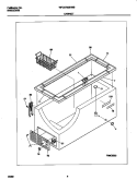 CABINET Diagram and Parts List for WFC07M3HW0  Frigidaire Freezer