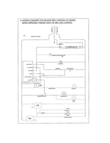Wiring Schematic Diagram and Parts List for 25362622017  Kenmore Refrigerator