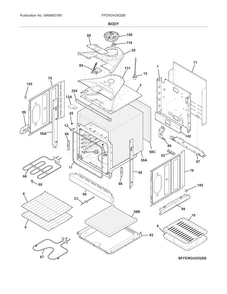 Part Location Diagram of 5304498106 Frigidaire HARNESS