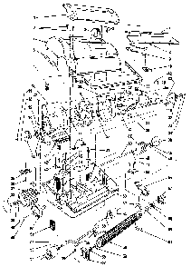 Figure B Diagram and Parts List for 2048778180  Kenmore Upright Vacuum