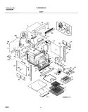 BODY Diagram and Parts List for PLEB30S8CCC  Frigidaire Wall Oven