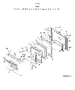 Door Diagram and Parts List for 79049502314  Kenmore Wall Oven
