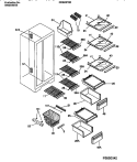 Part Location Diagram of 5303300718 Frigidaire FRONT-STORAGE PAN, UPPER