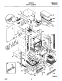 BODY Diagram and Parts List for FGB557CEBD  Frigidaire Wall Oven