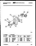 CONTROL PANEL Diagram and Parts List for KM159KXM1  Frigidaire Microwave