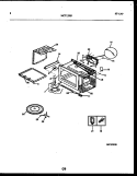 WRAPPER AND BODY PARTS Diagram and Parts List for MCT1370P2  Frigidaire Microwave