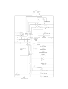 Wiring Schematic Diagram and Parts List for FFHS2311PF8A  Frigidaire Refrigerator