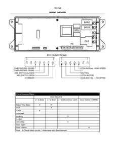 Wiring Diagram Diagram and Parts List for 79040289411  Kenmore Wall Oven