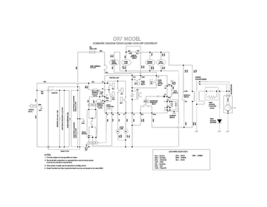 Wiring Diagram Diagram and Parts List for FGMV173KQC  Frigidaire Microwave