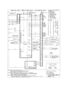 Wiring Diagram Diagram and Parts List for E30EW8CGPS7  Electrolux Wall Oven