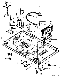 Microwave Parts Diagram and Parts List for 5648788610  Kenmore Microwave