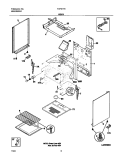 BODY Diagram and Parts List for TGF317BUA  Tappan Range