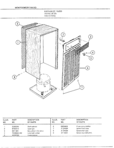 Dehumidifier Diagram and Parts List for 93506A  Frigidaire Dehumidifier
