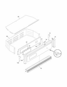 Part Location Diagram of 903063-9100 Frigidaire DECORATIVE TRIM KIT