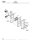 CONTROL PANEL Diagram and Parts List for TGO356BCDC  Tappan Range