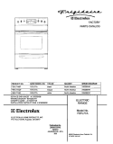 COVER Diagram and Parts List for FEFL77ABF  Frigidaire Range
