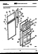 Part Location Diagram of 3916614 Frigidaire PANEL-REFR-COFFEE