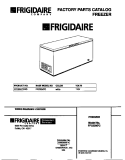 COVER Diagram and Parts List for FFC23M7CW0  Frigidaire Freezer