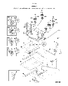 Burner Diagram and Parts List for 79074149711  Kenmore Range