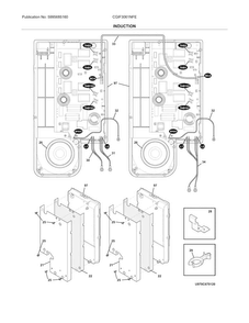Induction Diagram and Parts List for CGIF3061NFE  Frigidaire Range