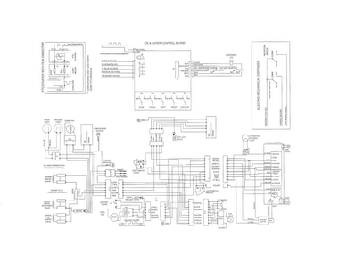 Wiring Diagram Diagram and Parts List for FFHS2622MSU  Frigidaire Refrigerator