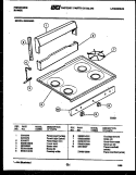 COOKTOP PARTS Diagram and Parts List for GB162EL  Frigidaire Cooktop
