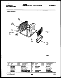 UNIT PARTS Diagram and Parts List for A06LE2K1  Frigidaire Air Conditioner
