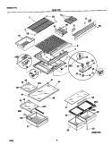 Part Location Diagram of 215919167 Frigidaire FRAME-MEAT KPR SHLF