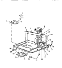 BASIC BODY Diagram and Parts List for KM550HXM  Frigidaire Microwave
