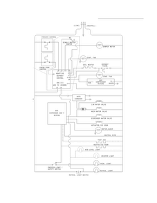 Wiring Schematic Diagram and Parts List for FLS26Z2GKB6  Frigidaire Refrigerator