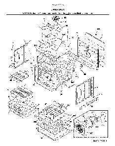 Upper oven Diagram and Parts List for 79049523315  Kenmore Wall Oven
